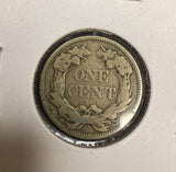 1857 Flying Eagle Cent, Circulated. (17237)