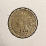 1863 CN Indian Head Cent, Circulated. (17251)