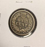 1863 CN Indian Head Cent, Circulated. (17253)