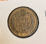 1874 Indian Head Cent MS60+, (17271)