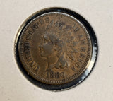 1880 Indian Head Cent, XF+, (17283)