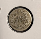 1913-S Baber Dime, Circulated. (17336)
