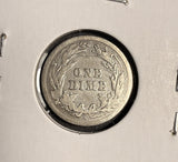 1913-S Baber Dime, Circulated. (17340)