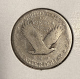 1927-S Standing Liberty Quarter, Circulated, (17348)