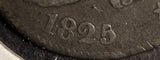 1825/4/2 Capped Bust Quarter, Good. (17360)