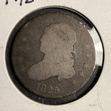 1825/4/2 Capped Bust Quarter, Good. (17360)