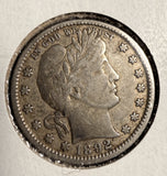 1892 Barber Quarter, XF. (17370)