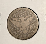 1897-S Barber Quarter, Circulated. (17374) Key Date