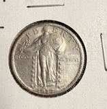 1917-S Type 2 Standing Liberty Quarter, MS60+ (17386)