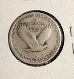 1927-S Standing Liberty Quarter, Circulated. (17388)