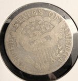 1807 Draped Bust Half Dollar, Original Circulated, (17392)
