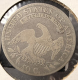 1809 Capped Bust Half Dollar XXX Edge, Nicely Circulated, (17410)