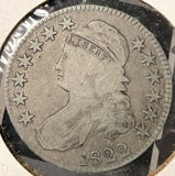 1822 Capped Bust Half Dollar, Nicely Circulated, (17420) O-107 R-2