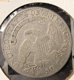 1824/1 Capped Bust Half Dollar, Nicely Circulated, (17428) O-101a R-2