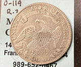 1831 Capped Bust Half Dollar, Nicely Circulated, (17448) O-119 R.3