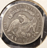1834 Capped Bust Half Dollar, Nicely Circulated, (17454) O-121 R.3