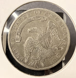 1834 Capped Bust Half Dollar, Nicely Circulated, (17456) O-117
