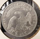 1835 Capped Bust Half Dollar, Nicely Circulated, (17460) O-108 R-3