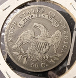 1836 Capped Bust Half Dollar, Nicely Circulated, (17464) O-101 R-1
