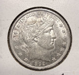 1892 Barber Half Dollar, MS60+. (17498)
