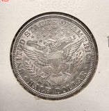 1892 Barber Half Dollar, MS60+. (17498)