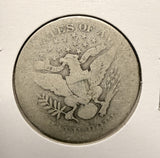 1892-S Barber Half Dollar, Nicely Circulated. (17502) Key Date