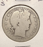 1894-S Barber Half Dollar, Nicely Circulated. (17508)