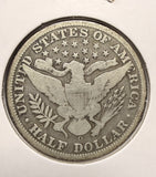 1898-O Barber Half Dollar, Nicely Circulated. (17524)
