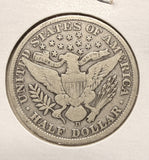 1907-D Barber Half Dollar, Nicely Circulated. (17538)