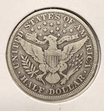 1908-D Barber Half Dollar, Nicely Circulated. (17542)