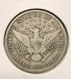 1909 Barber Half Dollar, Nicely Circulated VF. (17548)