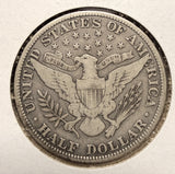 1914 Barber Half Dollar, Nicely Circulated Fine. (17562)