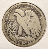 1917-D REV Walking Liberty Half Dollar, Nicely Circulated (17568)