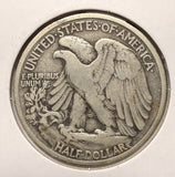 1917-D OBV Walking Liberty Half Dollar, Nicely Circulated (17574)