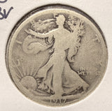 1917-S OBV Walking Liberty Half Dollar, Nicely Circulated (17576)