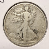 1919-S Walking Liberty Half Dollar, Nicely Circulated  (17582)