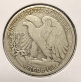 1919-S Walking Liberty Half Dollar, Nicely Circulated  (17582)