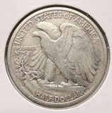 1929-S Walking Liberty Half Dollar, Nicely Circulated  (17588)