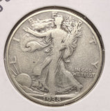 1938-D Walking Liberty Half Dollar, Nicely Circulated, (17592)