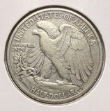 1938-D Walking Liberty Half Dollar, Nicely Circulated, (17594)
