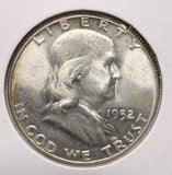 1952 Franklin Half Dollar, Choice Uncirculated. (17600)