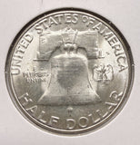 1954-S Franklin Half Dollar, Choice Uncirculated. (17602)