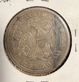 1871 Seated Liberty Dollar, Original XF. Few light scratches (17674)