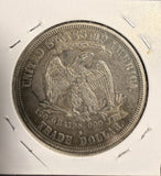 1878-S Trade Dollar, XF+. (17678)