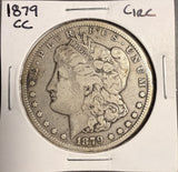 1879-CC Morgan Silver Dollar, Circulated. (17690)