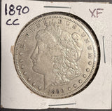 1890-CC Morgan Silver Dollar, Nicely Circulated, (17702) Key Date