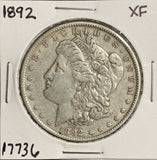1892 Morgan Silver Dollar, XF. (17736)