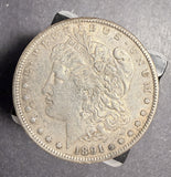 1891-S Morgan Silver Dollar, AU, (17750)