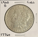 1900-S Morgan Silver Dollar, Nicely Circulated, (17760)