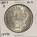 1897-S Morgan Silver Dollar, Choice Uncirculated, (17770)